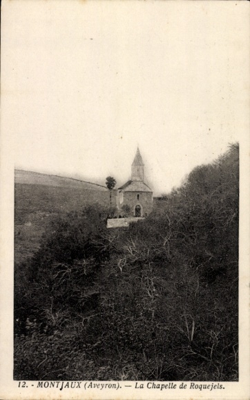 Ak Montjaux Aveyron, Chapelle de Roquejels