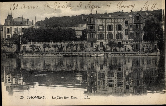 Ak Thomery Seine et Marne, Le Clos Bon Dieu