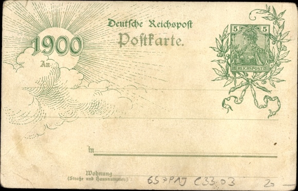 Postwaardestukken Kunstenaar Litho Rieck, E., Dresden, Bazaar voor de lijdende jeugd, PP 19 C 33 03