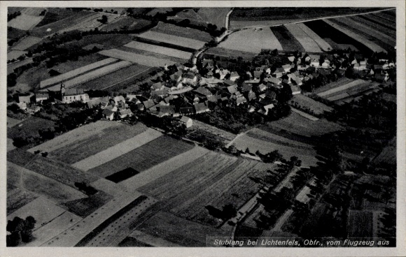 Ak Stublang Bad Staffelstein am Main Opper-Franken, luchtfoto