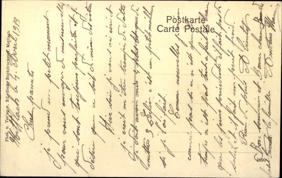 Postcard Mettlach in the district of Merzig Wadern Saarland, Pavilion Mettlach, the large hall, interior view