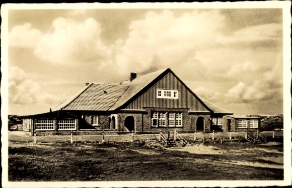 Postcard North Sea resort Spiekeroog in East Frisia, home of the Evangelical Youth Hannover Quellendünen