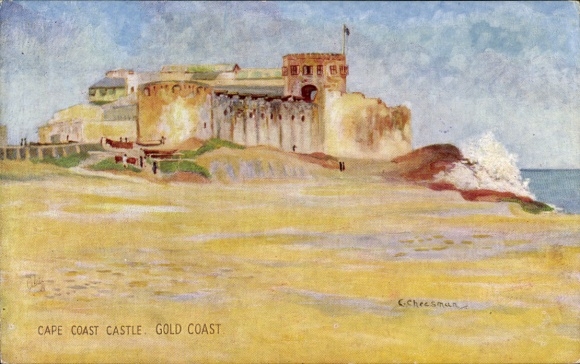 Künstler Ak Cheesman, E., Cape Coast Ghana, Cape Coast Castle
