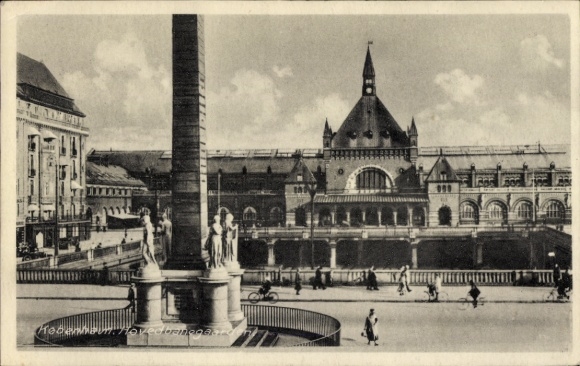 Postcard Copenhagen Copenhagen Denmark, Main train station