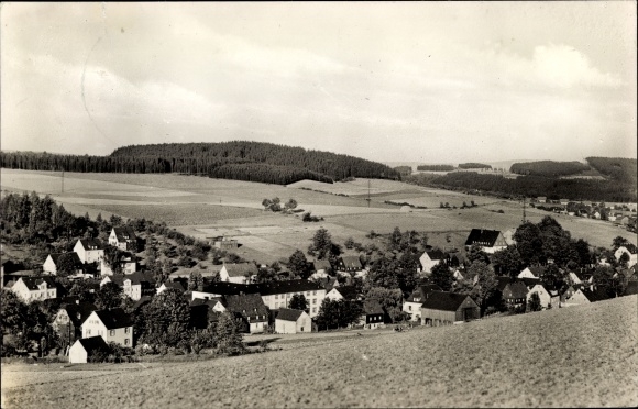 Postcard Gelenau Erzgebirge, town view