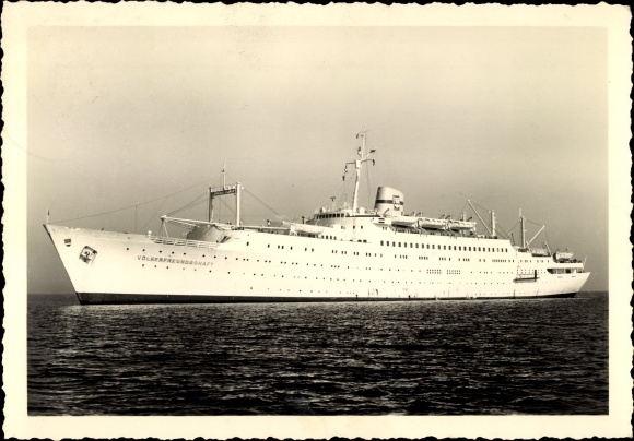 Ak FDGB vakantieschip MS Friendship of Nations, DSR