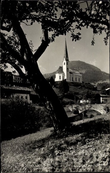 Ak Kirchberg in Tirol, Blick zum Ort, Kirche, Brücke