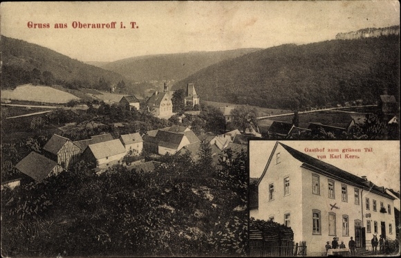 PC Oberauroff Idstein im Taunus Hessen, inn to the green valley, total view