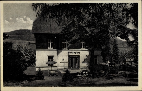 Postcard Geising Altenberg in the Ore Mountains, Hotel Geisinghof