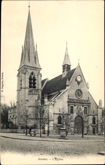 Ak Sceaux Haut de Seine, L'Eglise