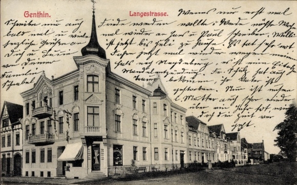KP Genthin na Kanale Łaby Haweli, Langestraße