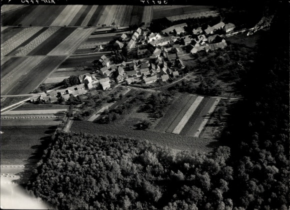 Photo Location near Sömmerda in Thuringia, aerial photograph