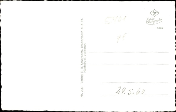 Postcard Beulich in the Hunsrück, swimming pool, Ehrbach Gorge, panorama of the place
