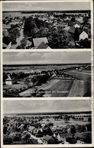 Postcard Friedersdorf near Königs Wusterhausen in der Mark, general view
