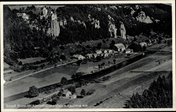 Postcard Prunn Riedenburg in Lower Bavaria, Prunn Castle, Altmühltal