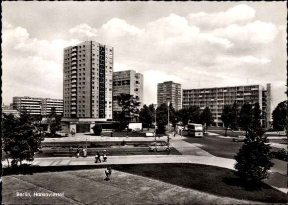 Ak Berlin Tiergarten, Hansaviertel