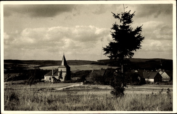 Postcard Dickschied Heidenrod im Taunus, Panorama of the place
