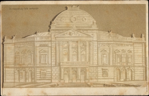 PC Vienna VII., new building, Deutsches Volkstheater