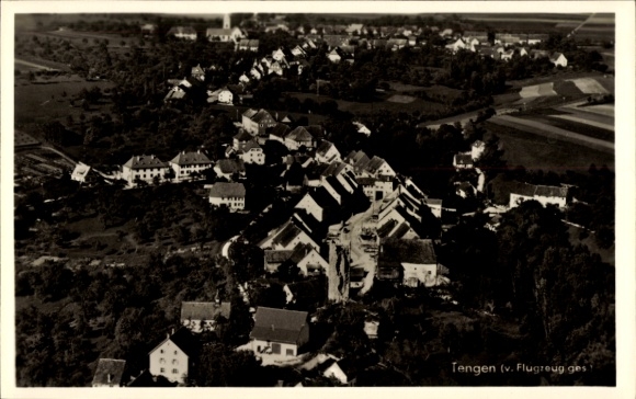 Ak Tengen in Baden, Fliegeraufnahme