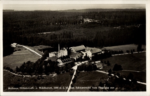 Postcard Rothaus Grafenhausen in the Black Forest, aerial photograph