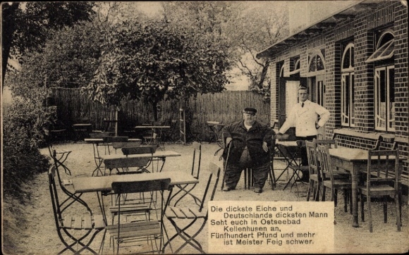 Ak Ostseebad Kellenhusen in Holstein, Gasthaus, Kellner