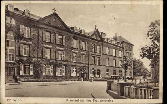 Ak Neuwied am Rhein, Krankenhaus des Frauenvereins