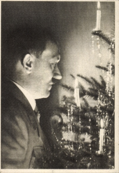 PC German Christmas, Führer and Reich Chancellor Adolf Hitler, Christmas tree, VDA C 1550