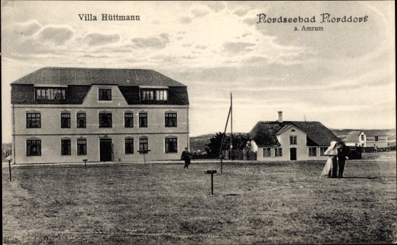 Postcard Norddorf auf Amrum in Nordfriesland, Villa Hüttmann