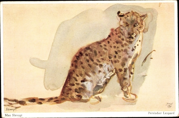 Artist PC Slevogt, Max, Persian Leopard, Primus 5281