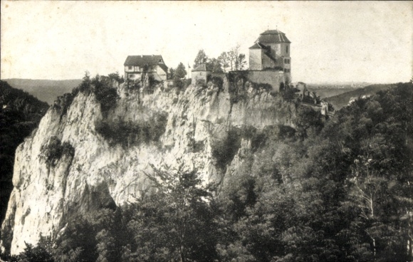 Ak Fridingen an der Donau in Baden Württemberg, Schloss Bronnen