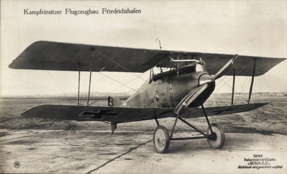 Ak Kampfeinsitzer Flugzeugbau Friedrichshafen, Sanke 1041