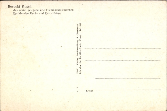 Postcard Kusel in der Pfalz, Trierer Straße, district office