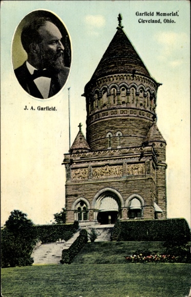 Ansichtkaart Cleveland Ohio VS, Garfield Memorial