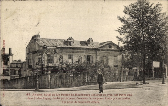 Ansichtkaart Parijs XIII., Hotel de Le Prêtre de Neufbourg