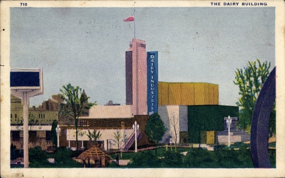 Postcard Chicago Illinois USA, Diary Building, World Exhibition 1933
