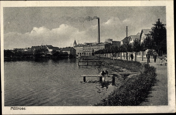 PC garbage rose in Brandenburg, water game