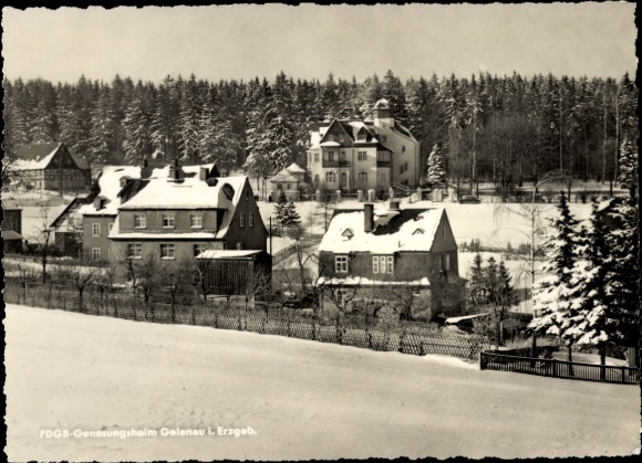 Postcard Gelenau in the Erzgebirge, FDGB convalescent home