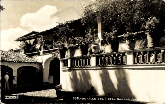 Ak Taxco Mexiko, Hotel Rancho Telva