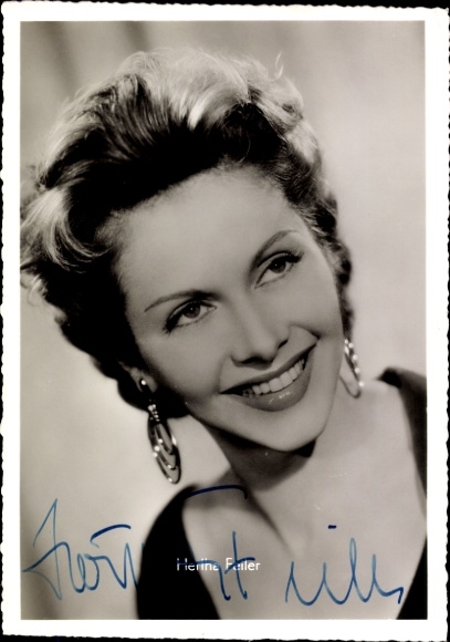 Ak Schauspielerin Hertha Feiler, Charleys Tante, Autogramm