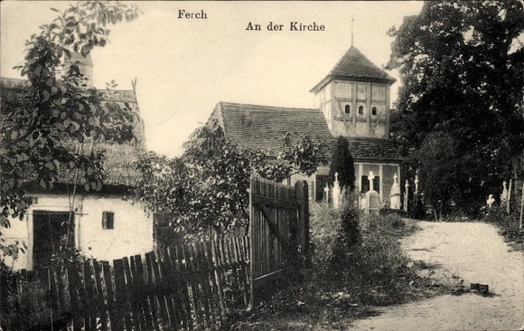Ak Ferch am Schwielowsee, kerk