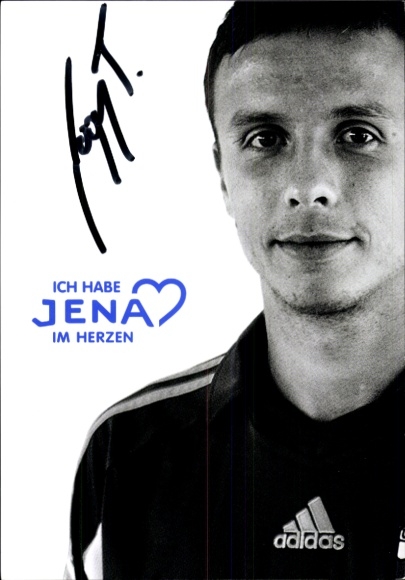 Autogrammkarte Fußballer Timo Nagy, FC Carl Zeiss Jena, Autogramm