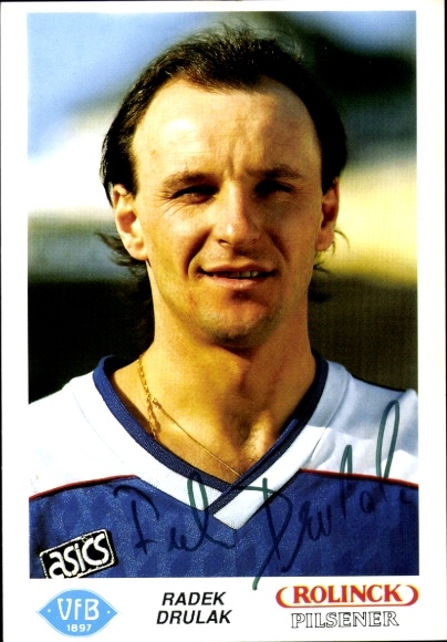 Autogrammkarte Fußballer Radek Drulak, VfB Oldenburg, Autogramm