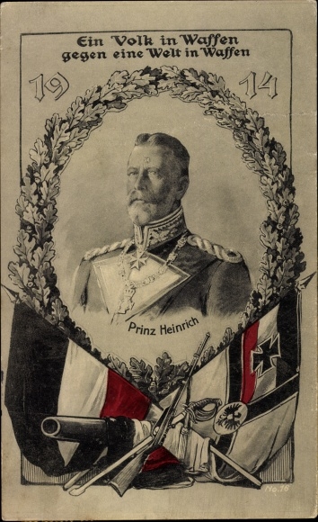 Passepartout PC Prince Heinrich of Prussia, A people in arms against a world in arms 1914