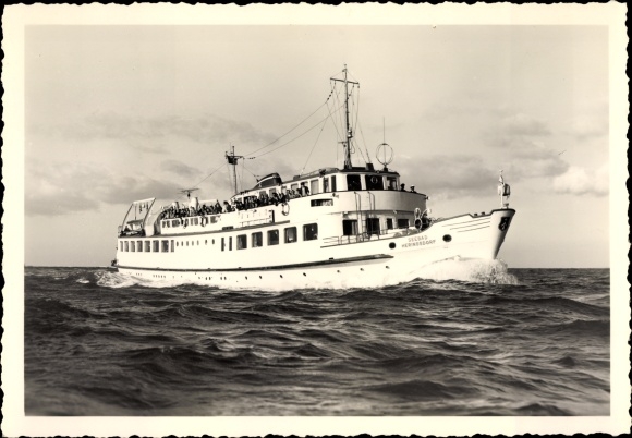 Ak MS Seebad Heringsdorf, Witte Vloot Stralsund