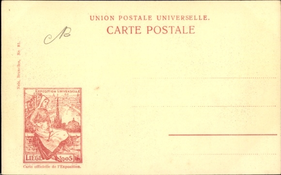 PC Exposition Universelle de Liege 1905, Pont de Fragnee, steamer