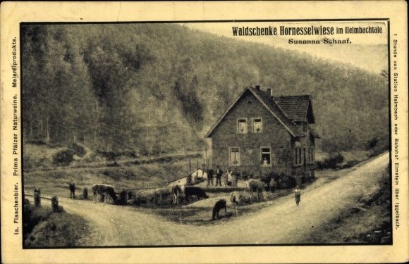 Ak Hornesselwiese Elmstein in der Pfalz, Waldschenke
