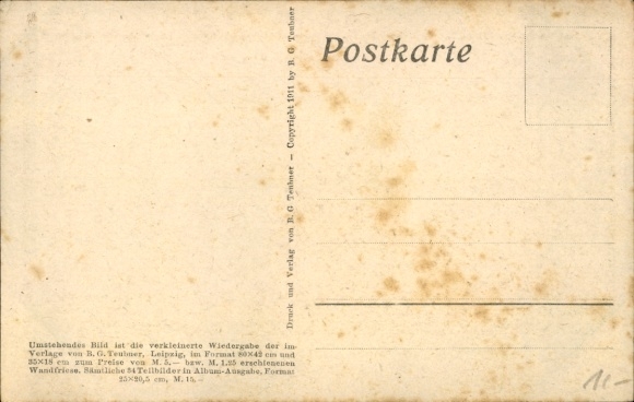 Paper cutting Postcard Diefenbach, Per aspera ad Astra, part 24, lion