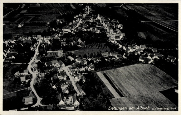 Ak Dettingen am Albuch Gerstetten Württemberg, Luftaufnahme von   von 1939