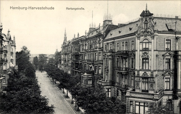 Ak Hamburg Eimsbüttel Harvestehude, Hartungstraße