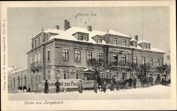 PC Dresden Langebrück, Hotel zur Post, snow